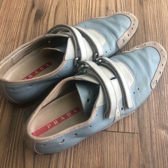 prada suede trainers